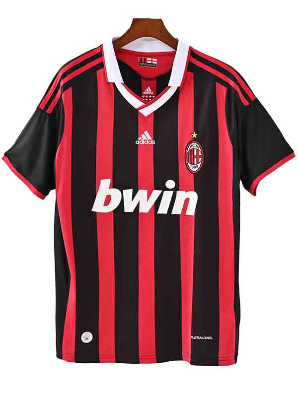 AC milan home jersey mens retro shirt 2009-2010
